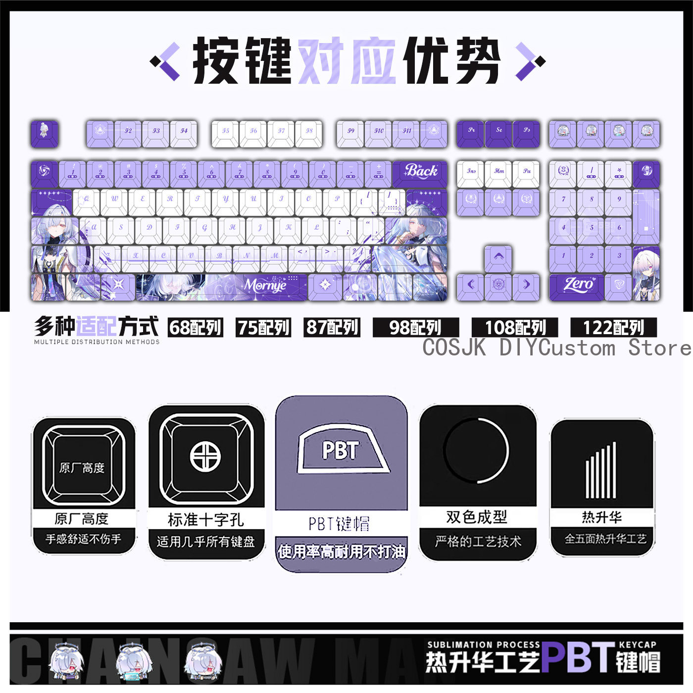 122 키 애니메이션 Mornye Wuthering W - Gaming Accessories In China 리뷰 및 가격