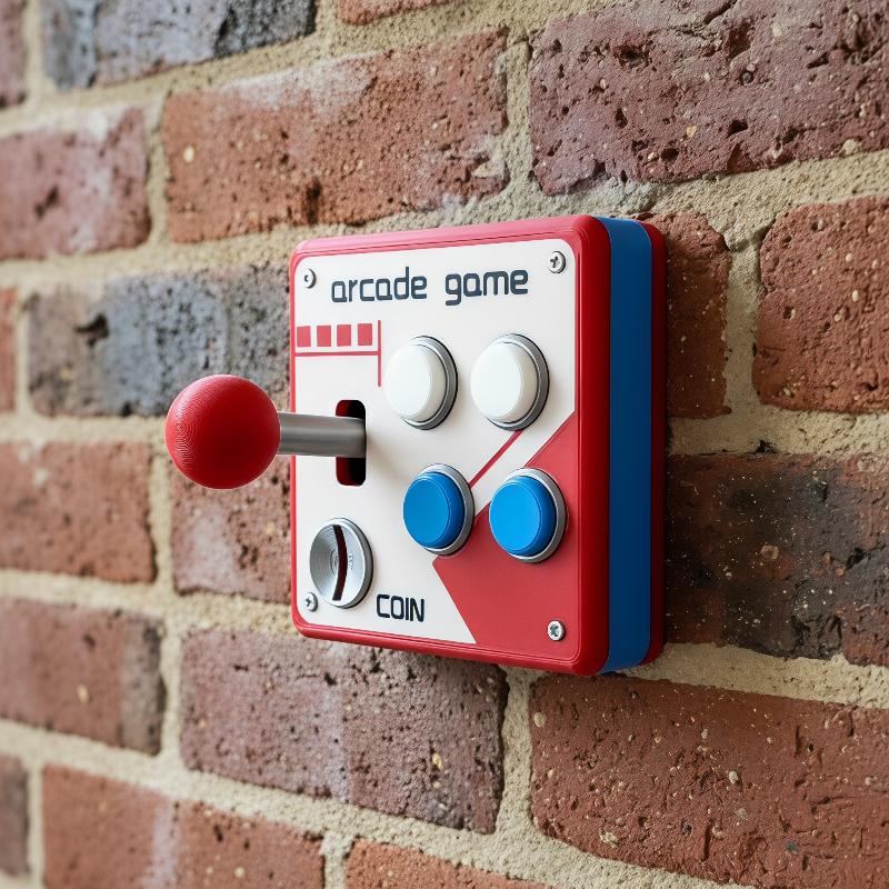 레트로 아케이드 게임 버튼 스위치 플레이트, 가정용 게 - Gaming Accessories For Room 리뷰 및 가격