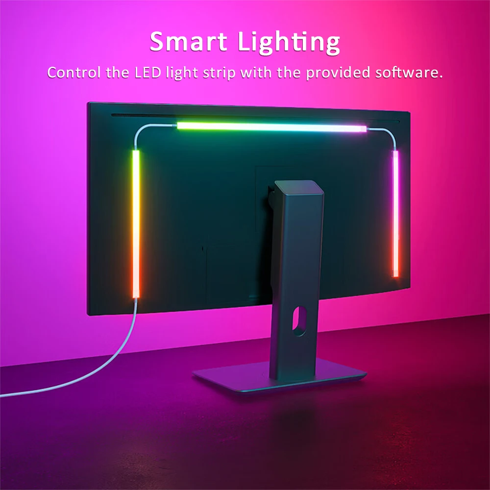 USB 컴퓨터 동기화 라이트 스트립 PC 스트립 조명  - Gaming Accessories For Room 리뷰 및 가격